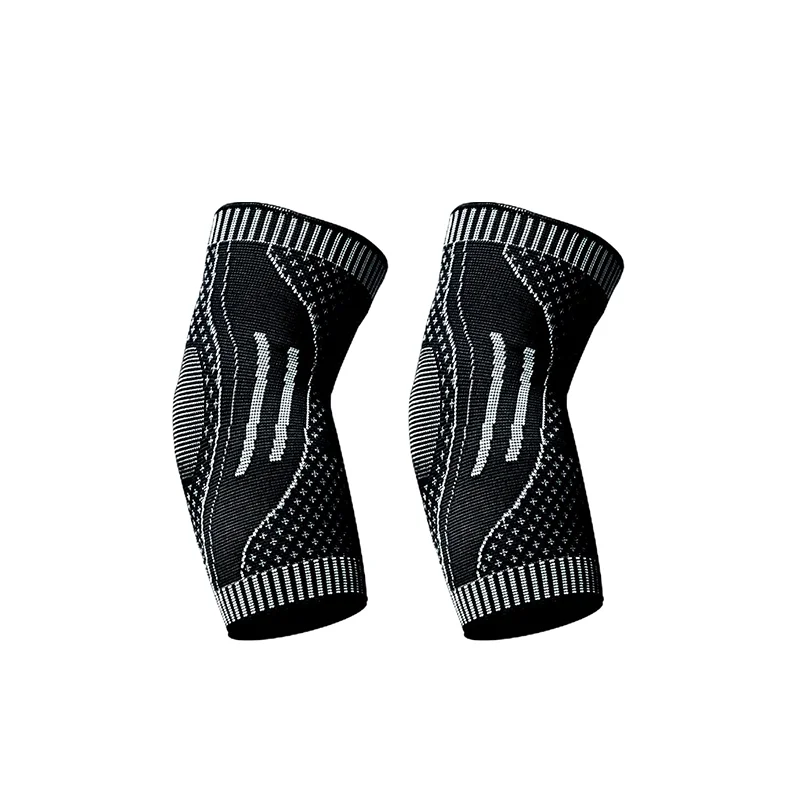 

Professional Sports Elbow Guard with High Elasticity and Non-Slip and Anti-Rubbing and Anti-Shake for Adults, Black