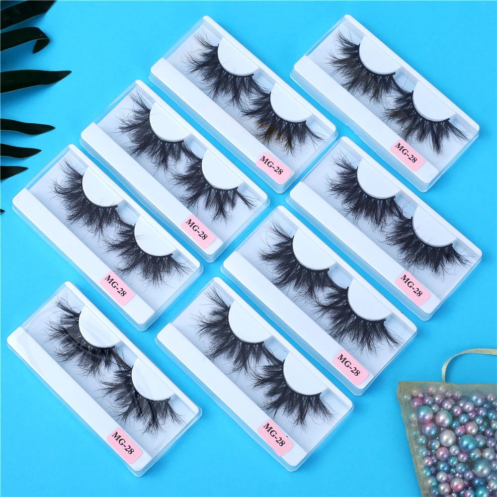 

Wholesale Custom False Eyelash Private Label Mink Eye Lashes 3D Natural Mink Eyelash Vendor False Eyelashes