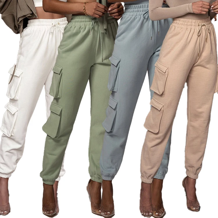 

Fall Casual Jogging Pants Womens Pants And Trousers Cargo Sweatpants Womens Jogger Sweatpants Wholesale Sweatpants With Pockets