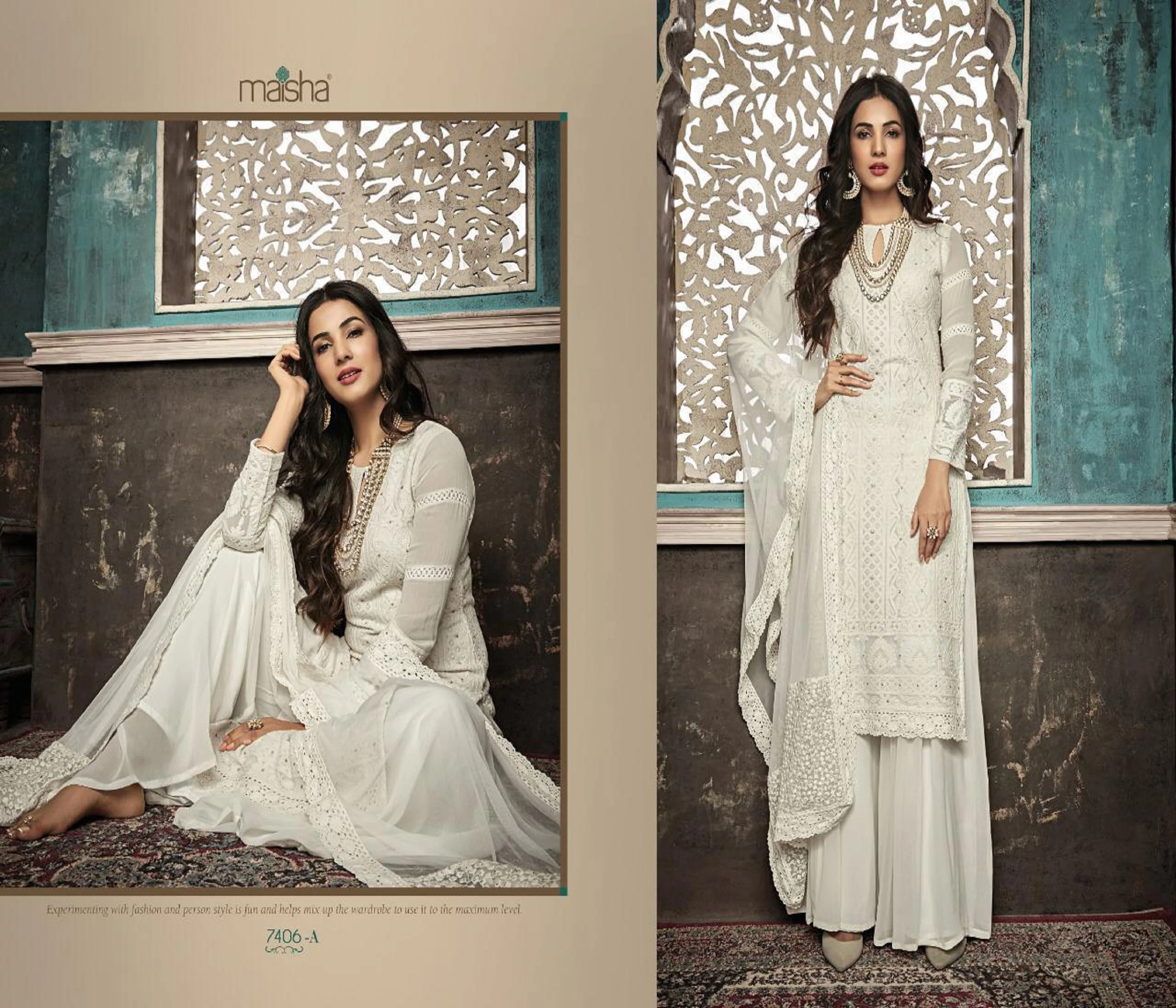 white suit salwar punjabi