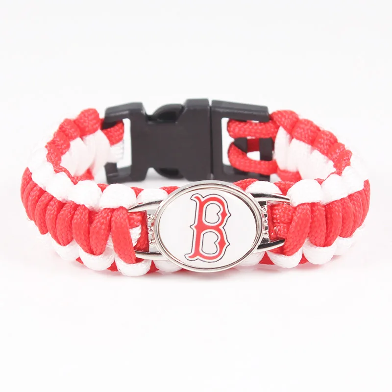 

Silver-plated MLB Boston Red Sox championship Survival bracelet