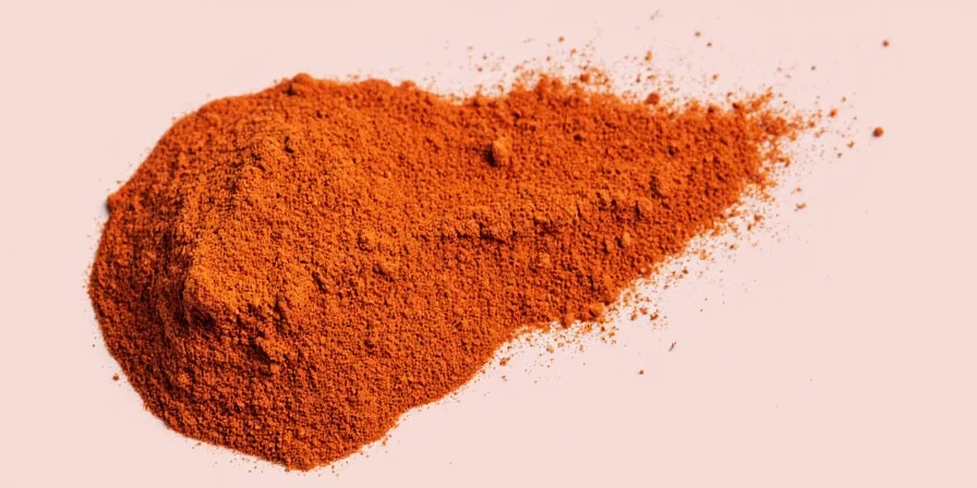 Meat rubbed with paprika and spices