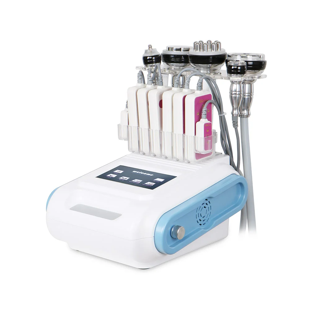 

2021 Newest Cavitation Vacuum System RF Slimming 40K Lipo Laser Beauty Machine 6 in 1 Weight Loss Equipment