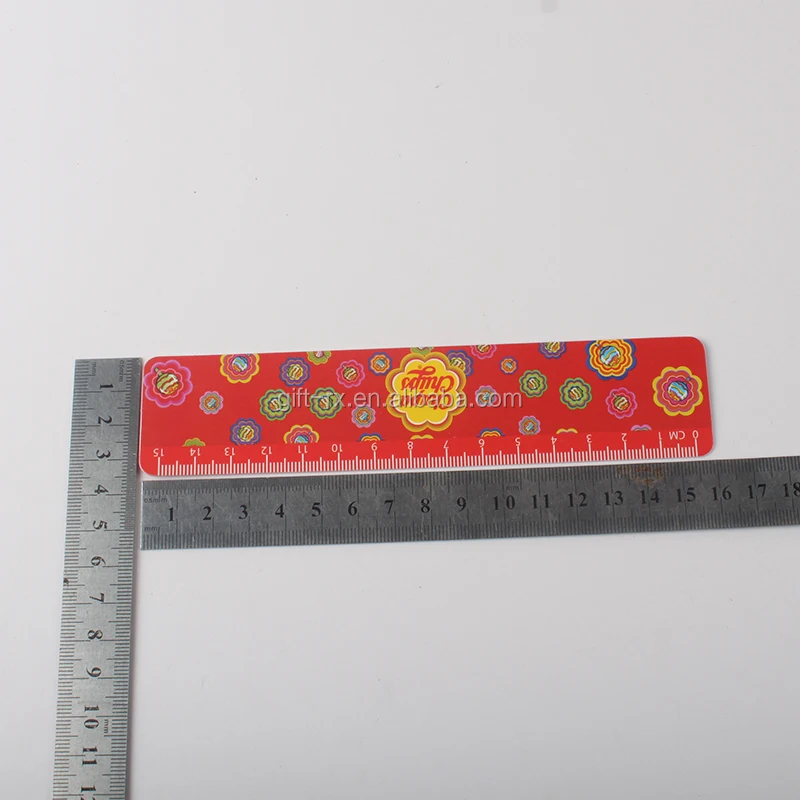 
BSCI Customized logo cheap 15cm plastic flexible ruler 