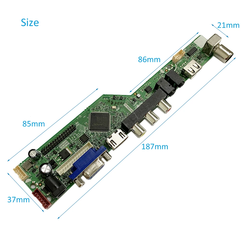 

T. SK105/106A.03 Led Tv Universal Driver Board Main, Green