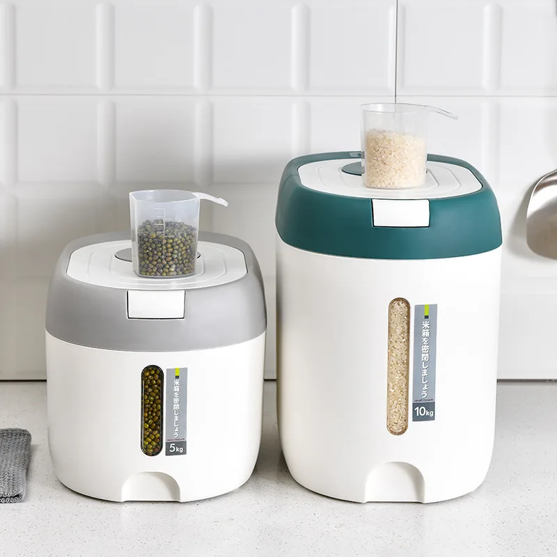 Airtight Plastic Food Storage Containers with Lids clear Portable Rice Cereal Dog Food Good Storage Containers
