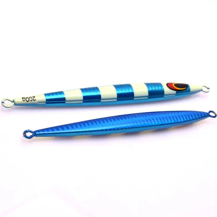 

100g 250g Japan quality metal jig lure slow pitch jigging luminoussalt water fishing luresFall Bait Luminous, Customizable