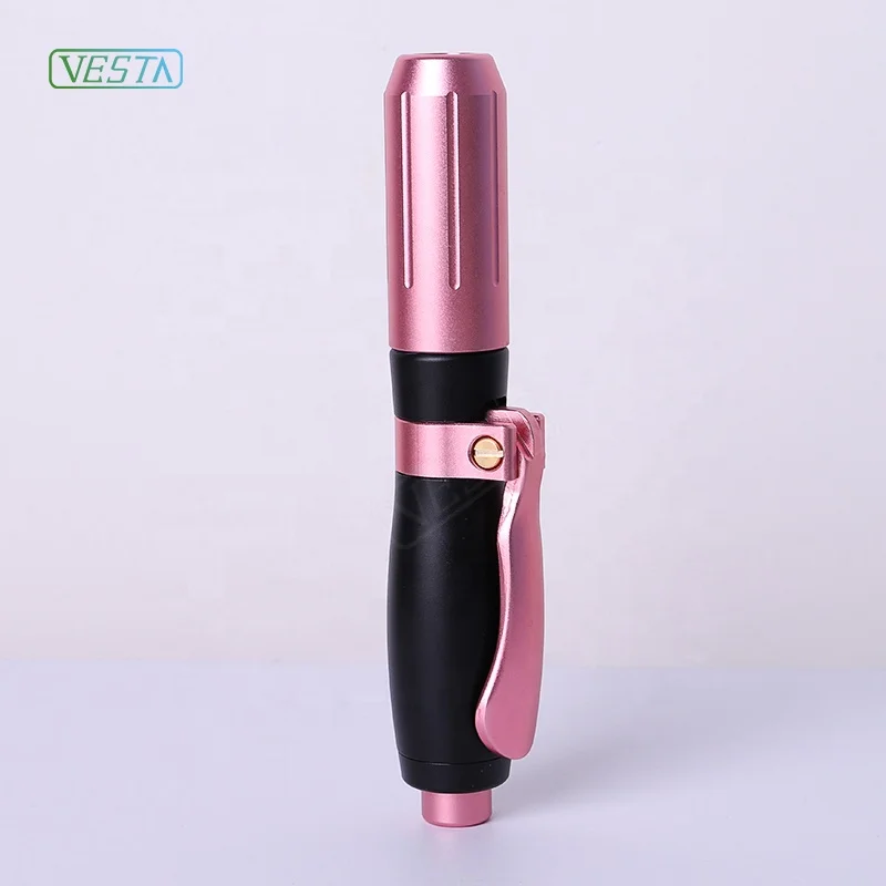 

2021 Vesta Lower Price Anti Aging Mesotherapy Gun / Hyaluronic Pen For Skin Tightening Hyaluronic Pen, Sliver