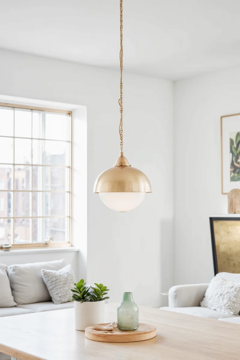 Mini Arc Floor Lamp - Soft Glow Living Room
