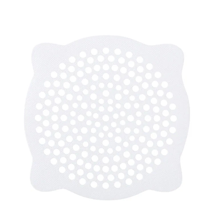 

20Pcs Bathroom Filter Stickers Kitchen Sink Filter Shower Drain Cover Hair Filter Sink Strainer, White