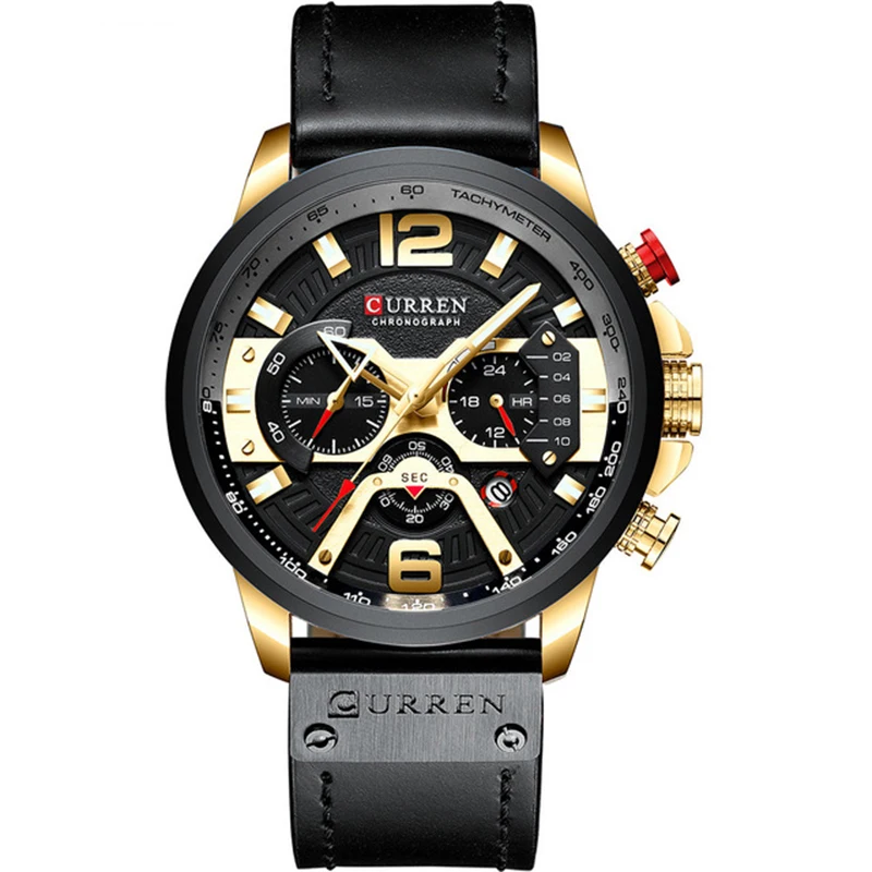 

CURREN Men Watch 8329 Sport Military Chronograph Watches Men Wrist Luxury Quartz Waterproof Wristwatches Relogio Masculino
