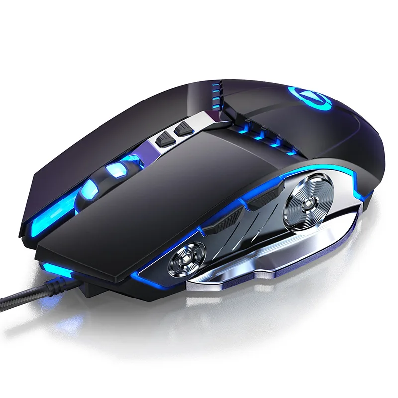 

High Quality Wired 2.4G Optical Gaming Computer Mouse, Black, white