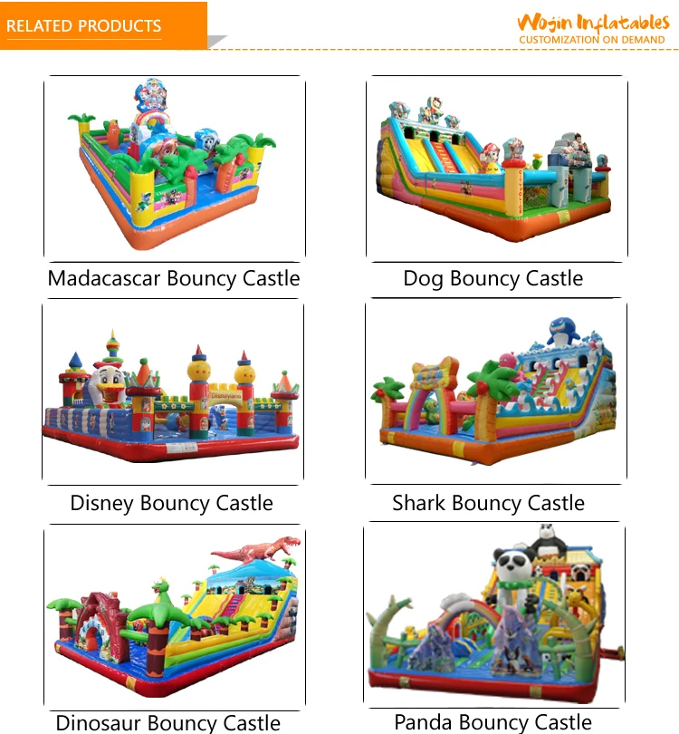 Professional supplier inflatable slide bouncer castle/junping castle for kids