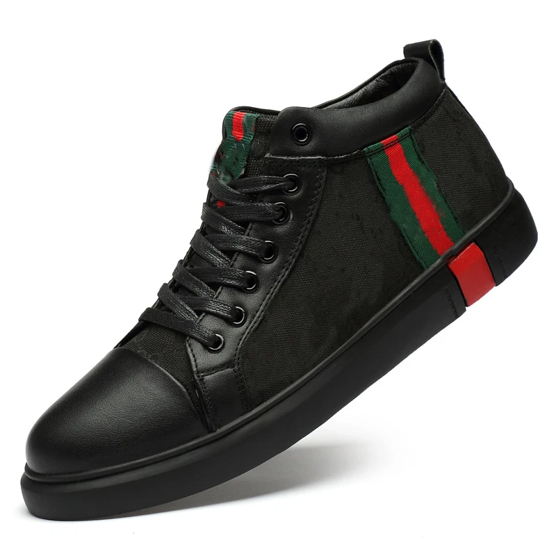 

2021 Hot Selling Causal Flat White Sneaker Fashion Leather Ankle Shoes for Men