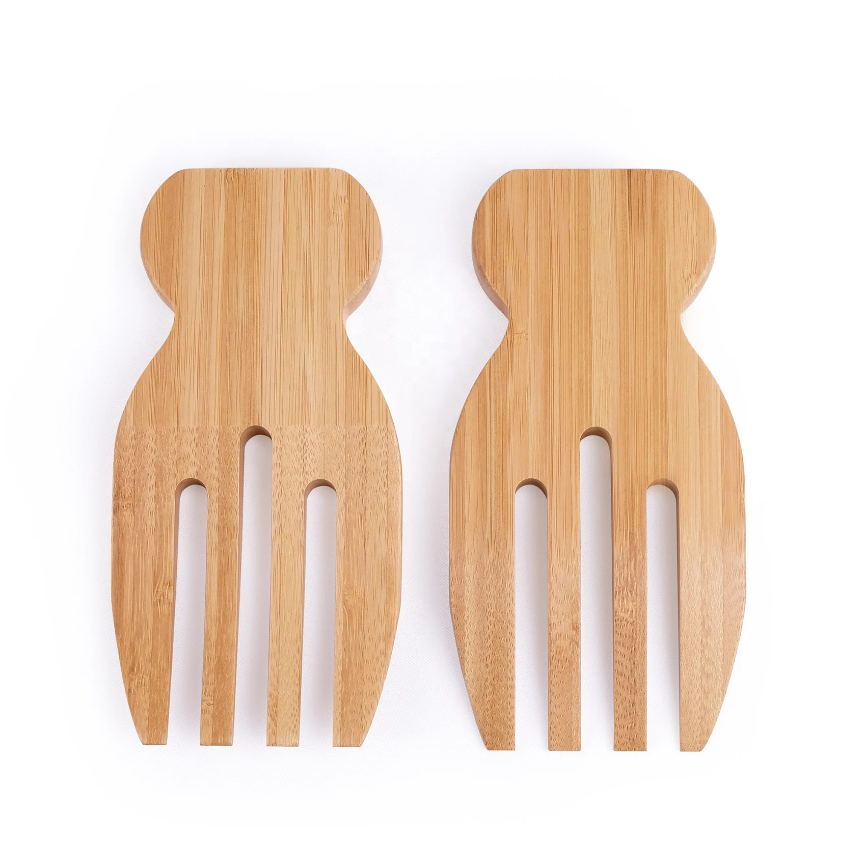 

Bamboo Salad Hands, Bamboo Salad Server Set