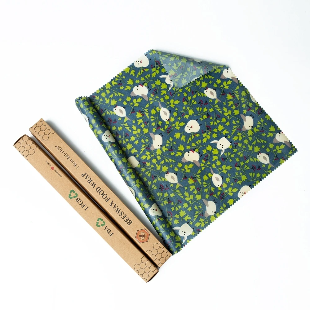 

Eco Friendly Food Grade Paper Beeswax Reusable Food Storge Beeswax Wrap