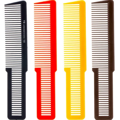 

wholesale hair comb 4 color Anti-static flat comb hair salon hair dye comb with custom logo