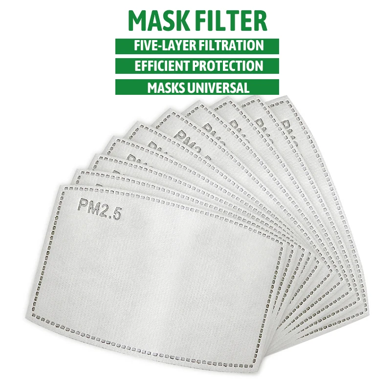 
wholesale Disposable gasket filter for maskes manufacturer 5ply protective face mouth filter gaskets face maskes filter pad 