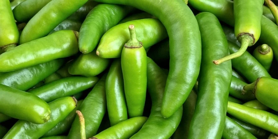 A colorful bowl of mixed serrano peppers