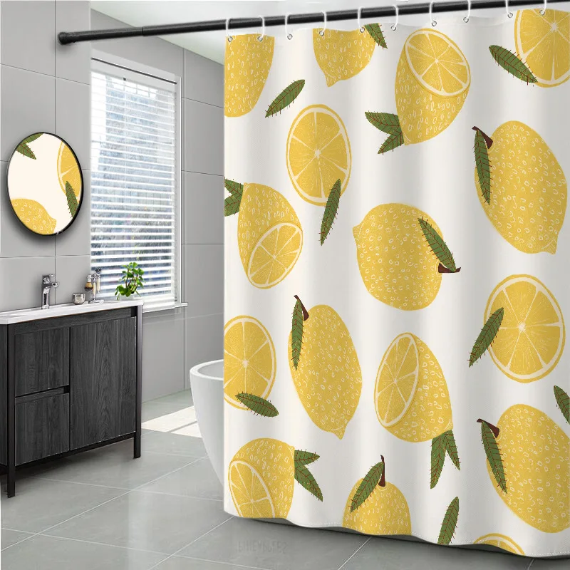 

Washable Funny waterproof custom printed 90g/per square meter of polyester cloth kids shower curtain printing wholesale