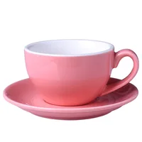 

Small Cappuccino Espresso Ceramic Cup and Saucer Coffee Cups for Coffee