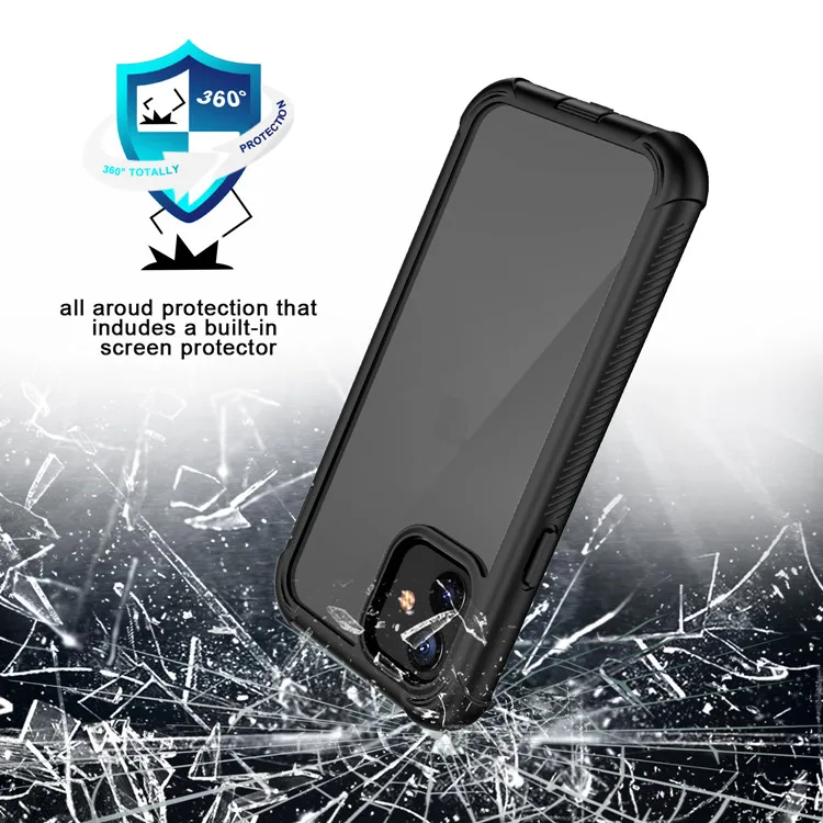 

New arrival tpu pc clear phone cover 2m shockproof protective phone case for iPhone 12 pro max