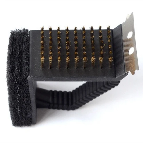 

Bbq Barbecu Barbecue Cleaning Water Steam Metal Grill Brush, Silver