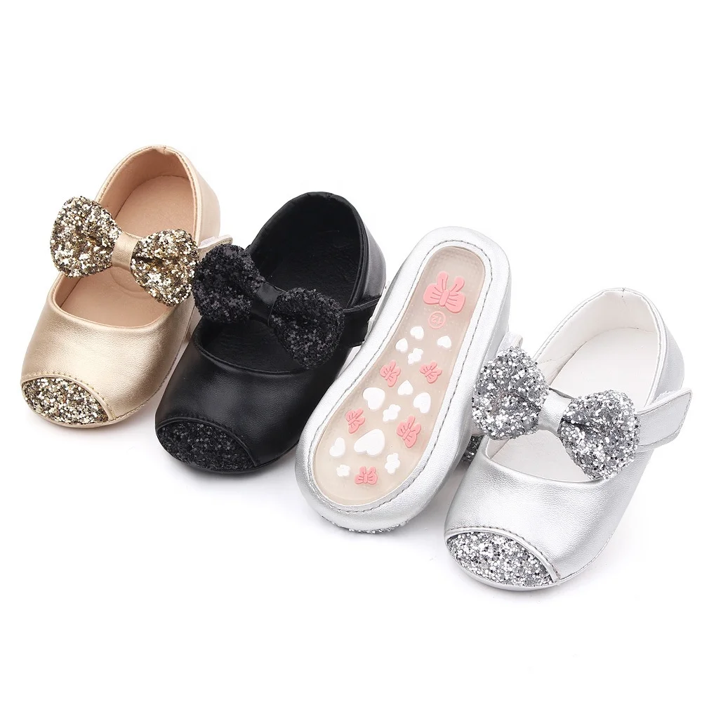 

2021 new collection fashion shoes newborn baby girls dress shoes prewalker bling 0-18 months loafers baby casual shoes