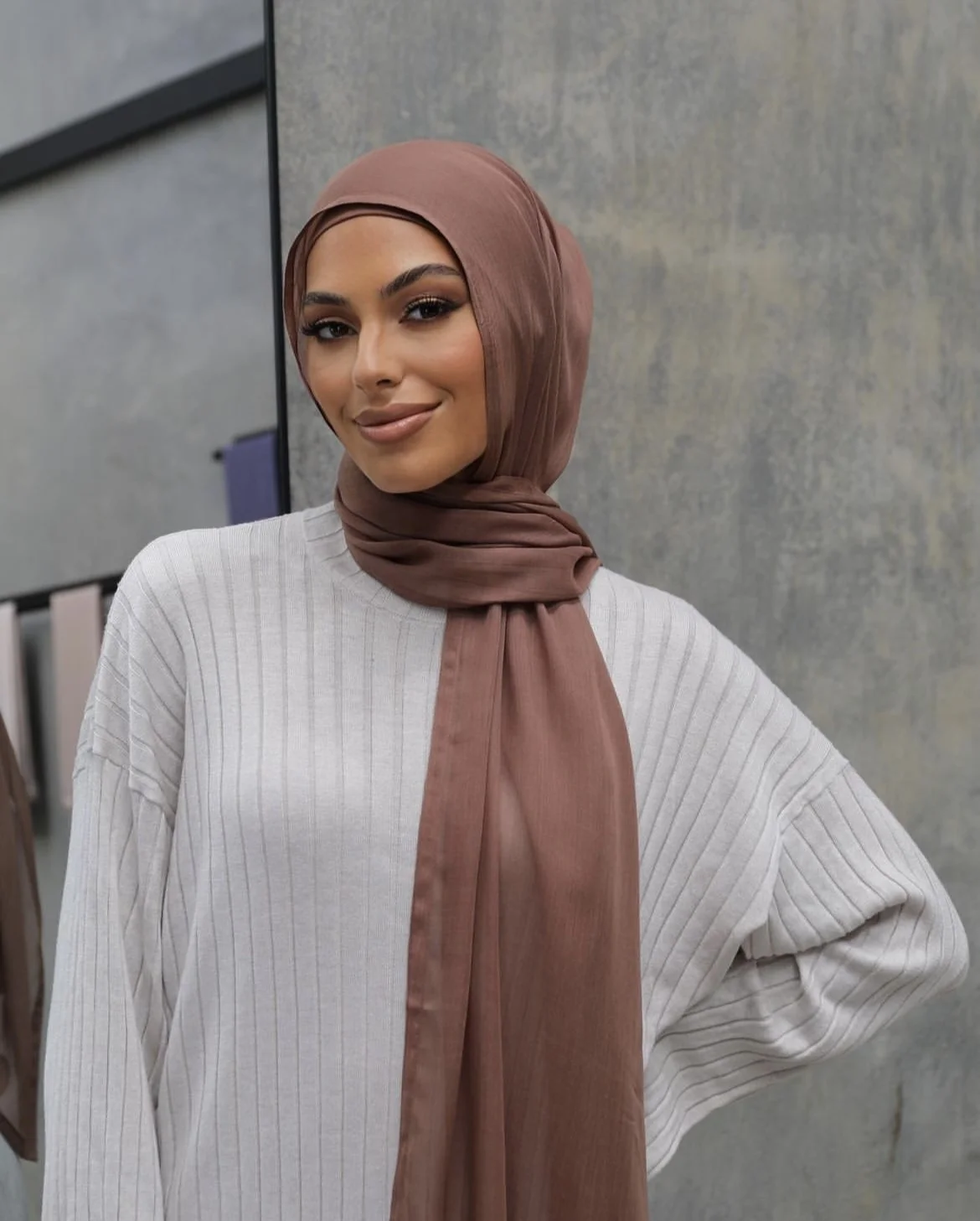 

Australia Plain Viscose Modal Hijab Scarf Double Stitching Breathable Light Weight Shawl Scarf Muslim Women