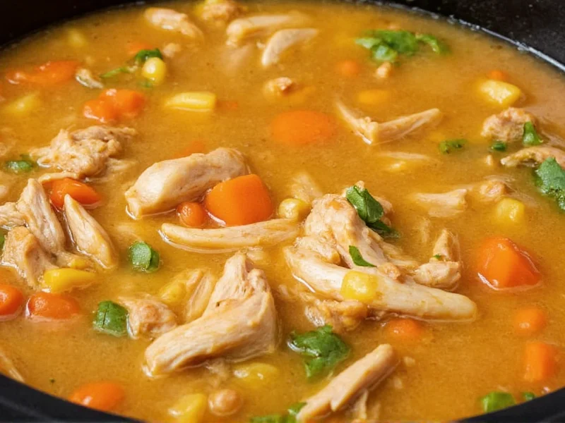 Perfect Slow Cooker Chicken Vegetable Soup Recipe