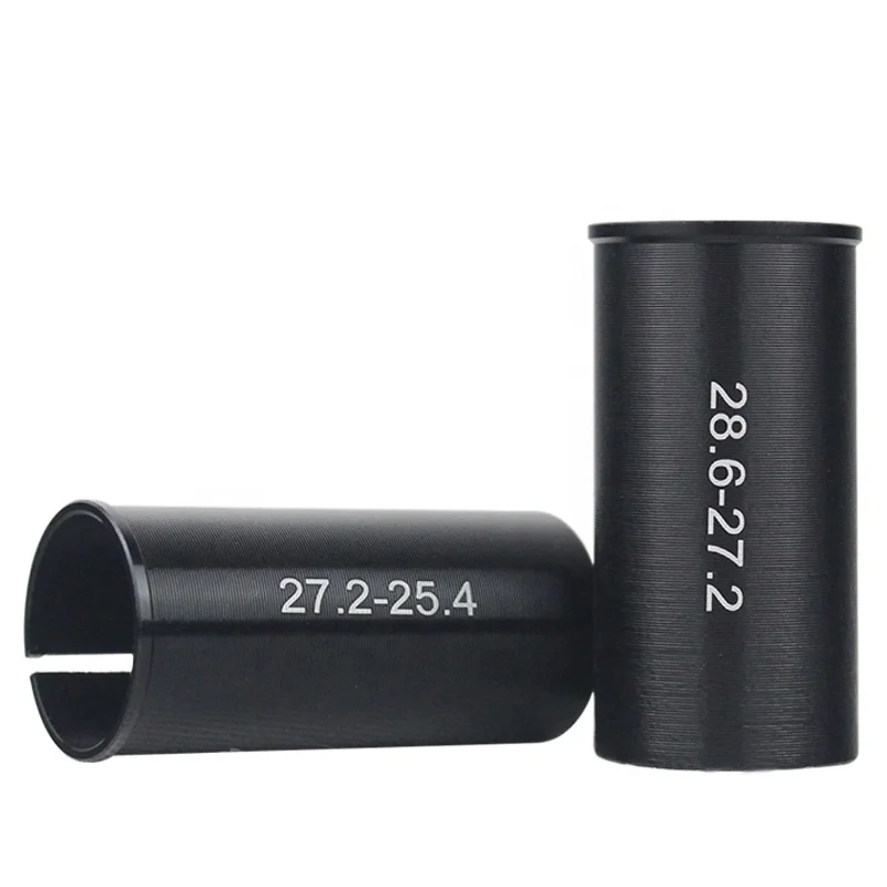 

Bicycle Seat Post Shim Seatpost Sleeve 60mm MTB Cycling Road Aluminum Alloy 27.2 25.4 28.6mm Black Bike SeatPost Adapter