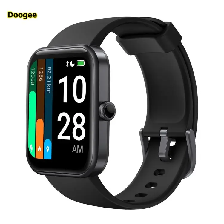 

Amazon Waterproof DOOGEE CS2 Pro Watch women men 1.69 inch LCD 14 Exercise Modes Blood Oxygen Monitor Sport Smart Watch 2021