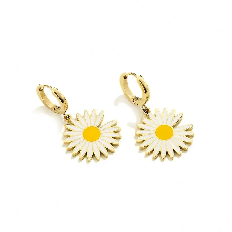 

Chinese factory hawaiian jewelry wholesale women flower earrings