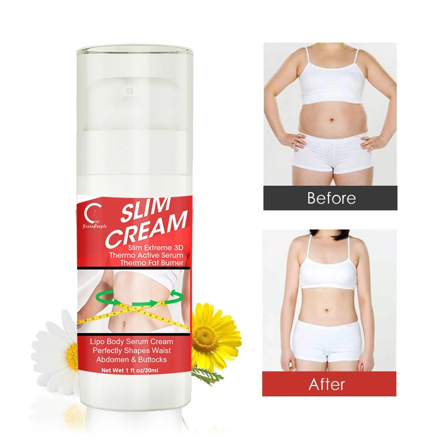 

wholesale Abdomen and Buttocks Professional Cellulite Firming Body Fat Burning Massage Hot Cream Slimming Cellulite C slim cream