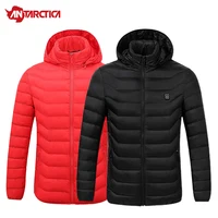 

new style Lightweight electric heating jacket Heating Down heating winter men's jackets coats (Power Bank NOT Include)