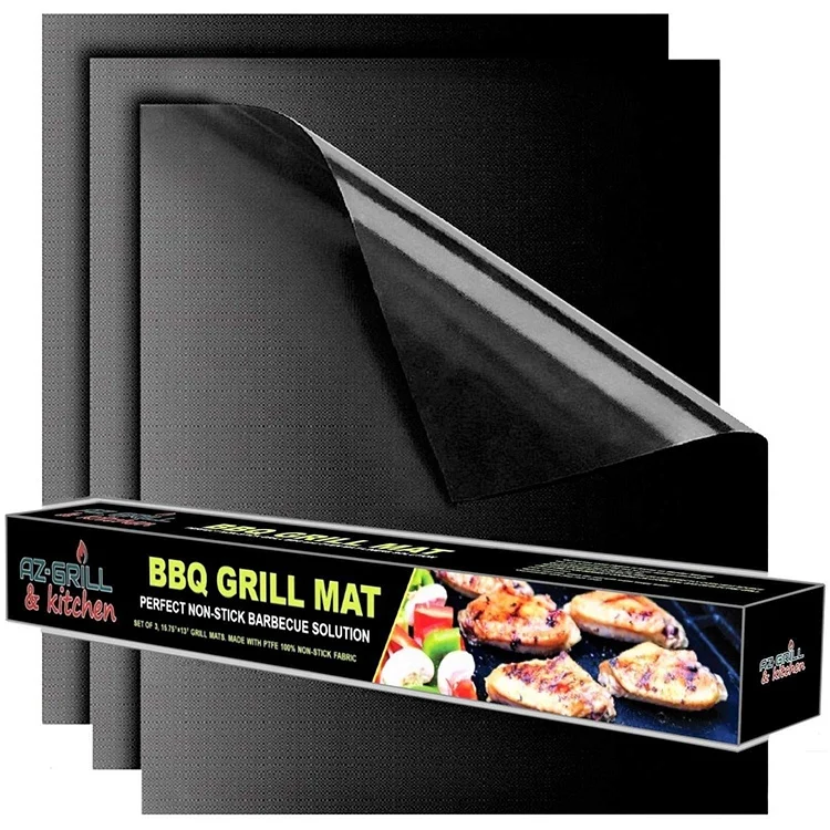 

Private Label Fireproof Charcoal Ptfe Non-stick Bbq Grill Mat Cooking Sheet Oven Liner, Copper, black,brown and so on