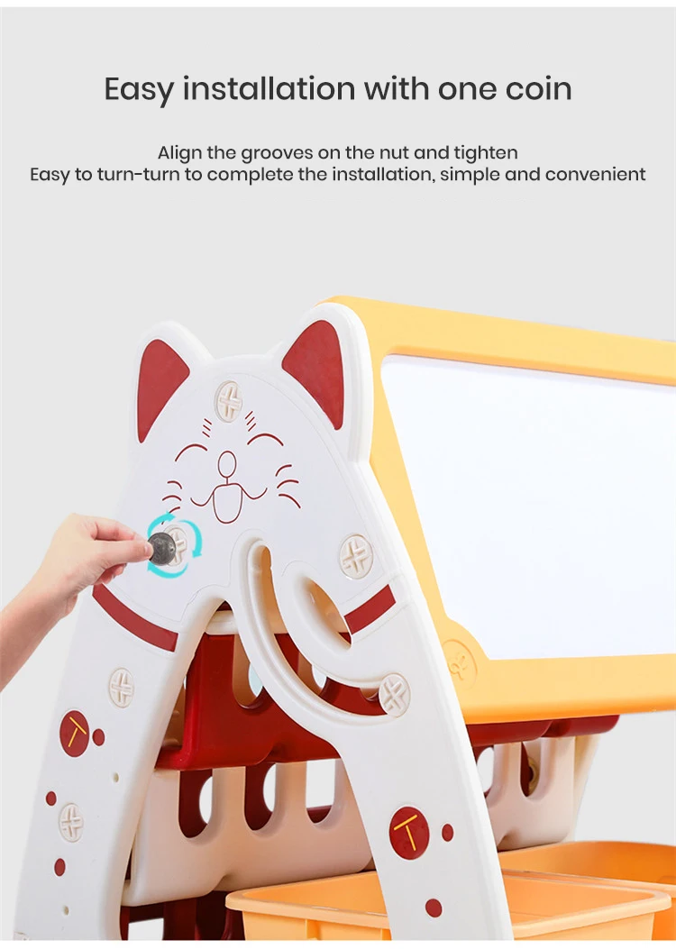 Children's Drawing Board Cat Small Blackboard Home Magnetic Kids Drawing Board