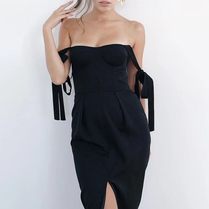 

Rib Knit Simple Round Neck Sleeveless Bodycon Elegant Women Solid Outfit 2021 Spring Summer Casual Party Long Dress, Customized color