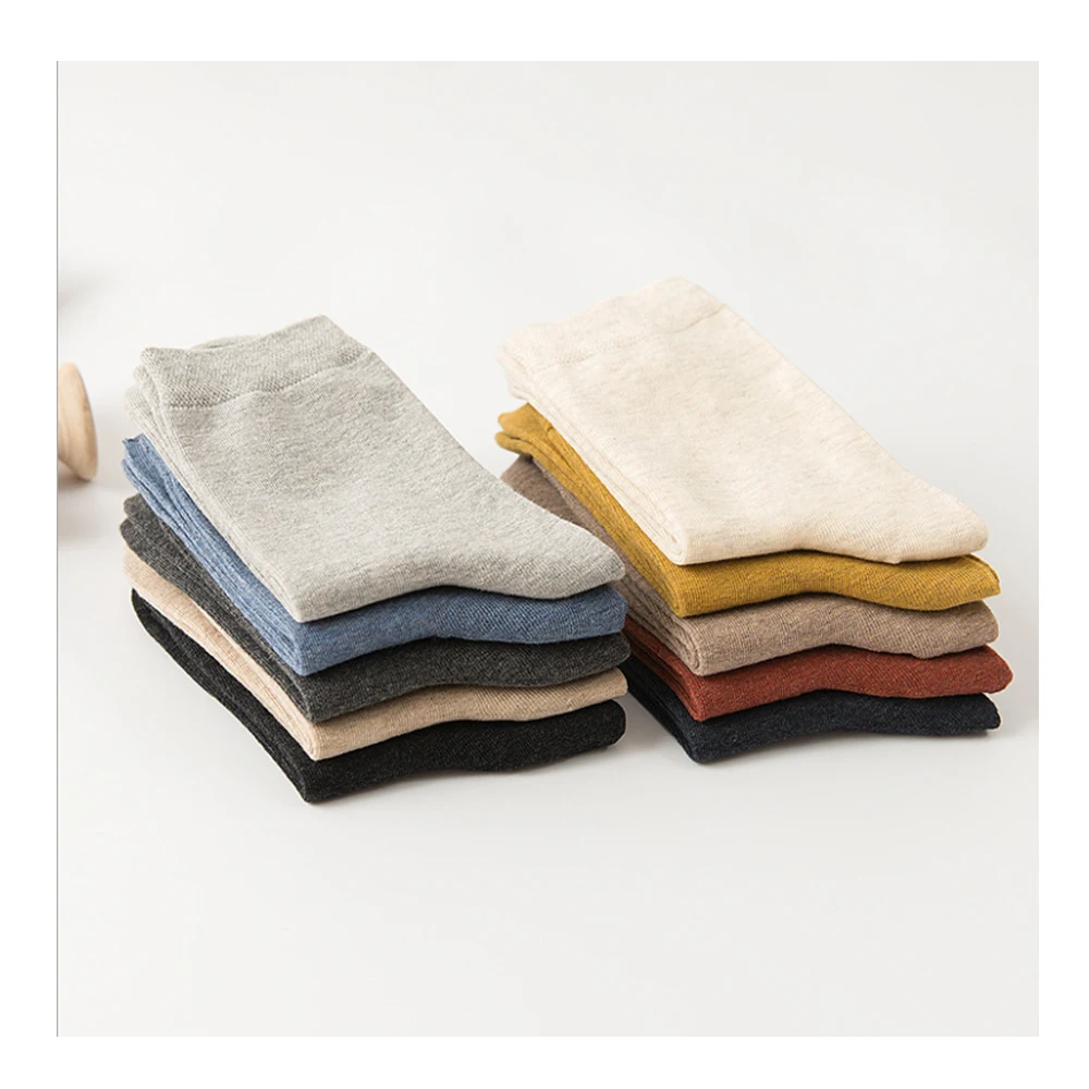 

High quality Socks factory custom socks custom white cotton socks, Turmeric, beige, orange, pink, blue