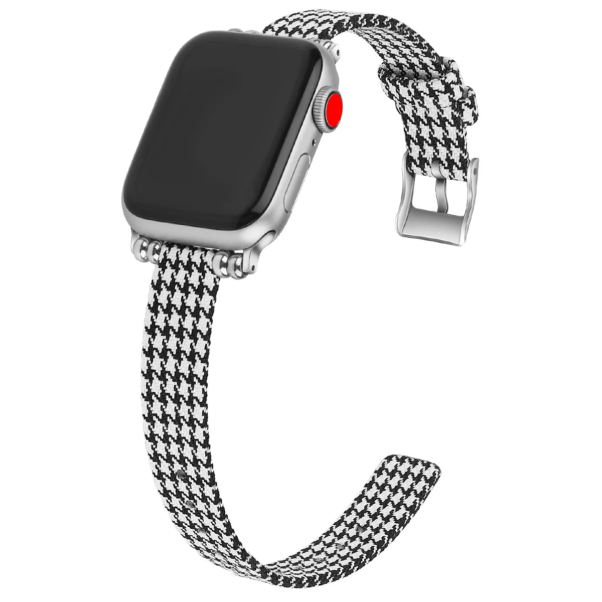 

Fashion Slim Nylon Canvas Watch Bands for Apple Watch Series 6 SE 5 4 40mm 44mm Women Wrist Strap for iWatch 3 2 1 38mm 42mm