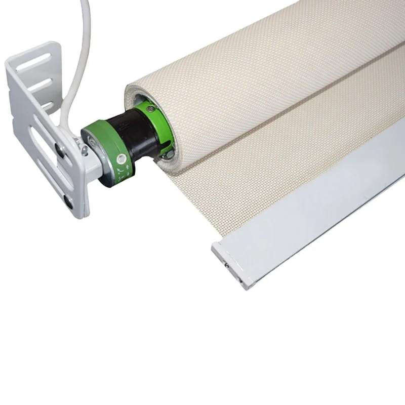 

Fashionable Manual or electric window roller curtain,office fabric curtains and blinds, Customer's request