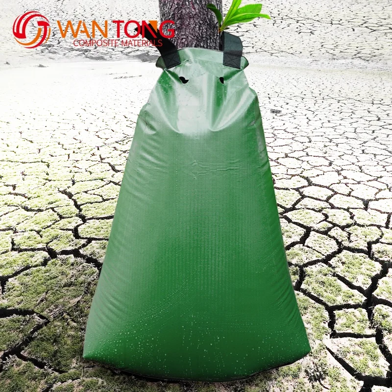 20 Gallon Pvc Tarpaulin Tree Watering Irrigation Bag 75l Slow Release Drip Water Bag For Trees