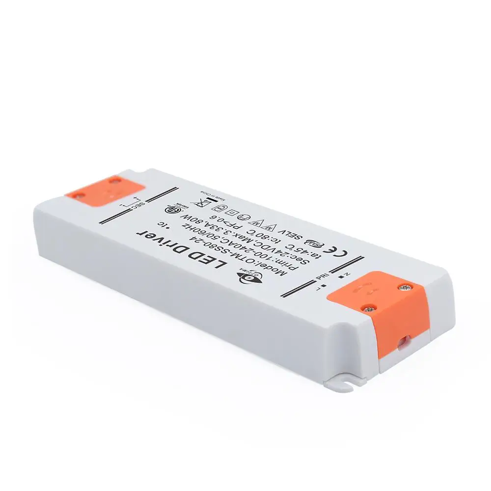 

IN STOCK OTM-SS80 Factory Direct Ultra Thin Constant Voltage 24V 3.33A 80W LED Driver