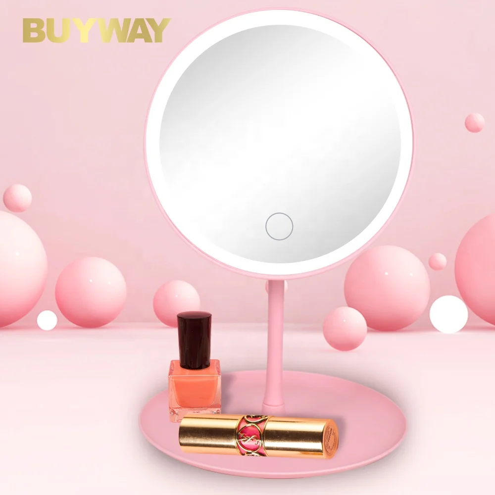 

Quality Make Up Mirror Custom Bedroom Table Standing Makeup Mirror With Light
