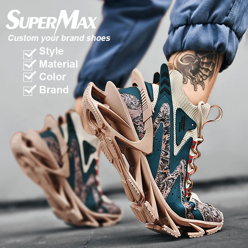 

2023 fashion Men's Casual shoes sports Other trendy Custom Logo Men Running shoes sneakers with logo manufacture
