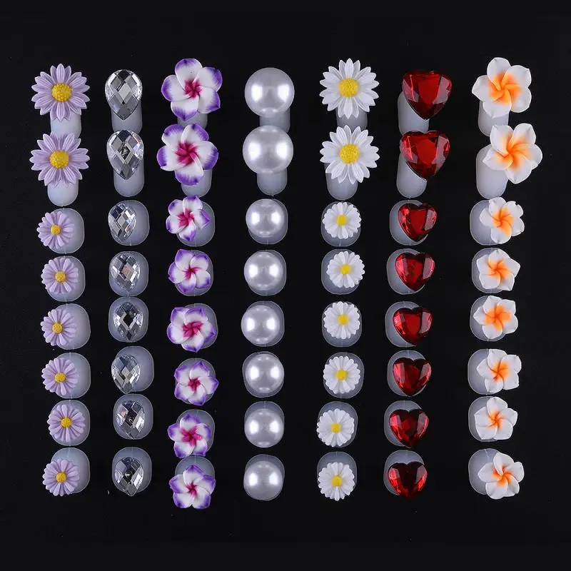 

8pcs Soft Silicone Toe Separator Flower Shape For Foot Finger Divider Manicure Pedicure Nail Art Tools Salon supplies Wholesales