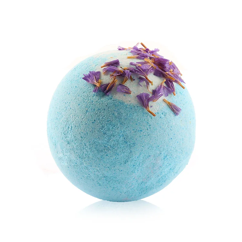 

2020 Amazon private label bath bombs Body Relaxation essential oil natural bath bomb 100g, Four colors