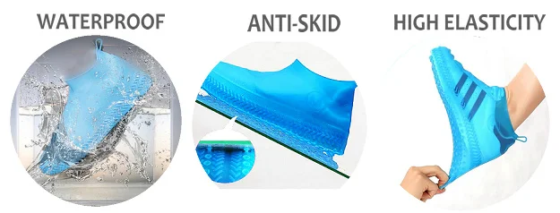 Manufacturer Wholesale New Design Soft pvc waterproof quen shoe cover rain cover for shoes