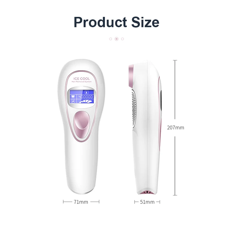 
High Quality New IPL 400000 Flash Ice Cool Care Permanently Laser Hair Removal Home Use Hair Removal Home 