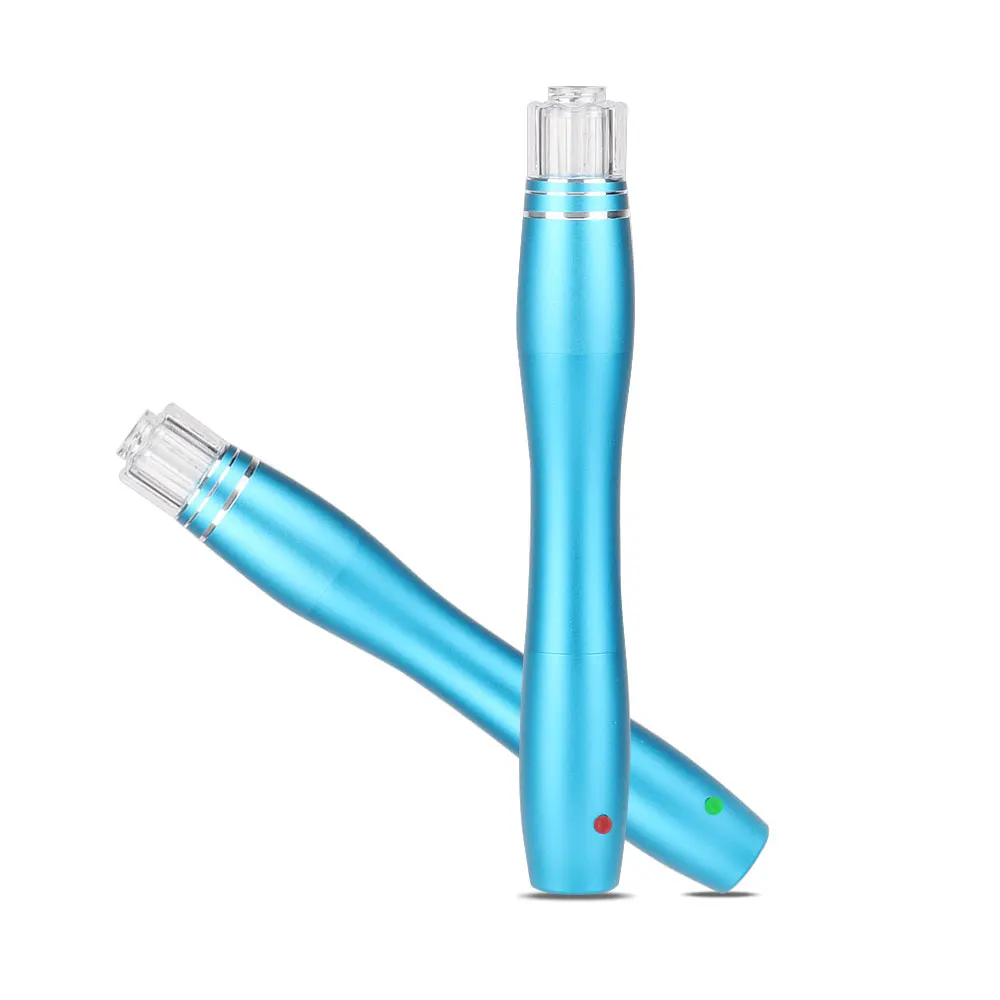 

Tuying nano derma microneedling pen liquid injector wireless dermapen M1 adaptor, Champagne gold / silver / blue